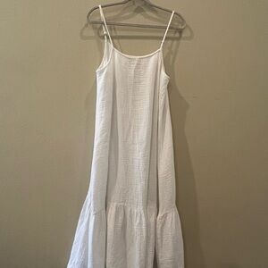 Lilla P White Maxi Dress